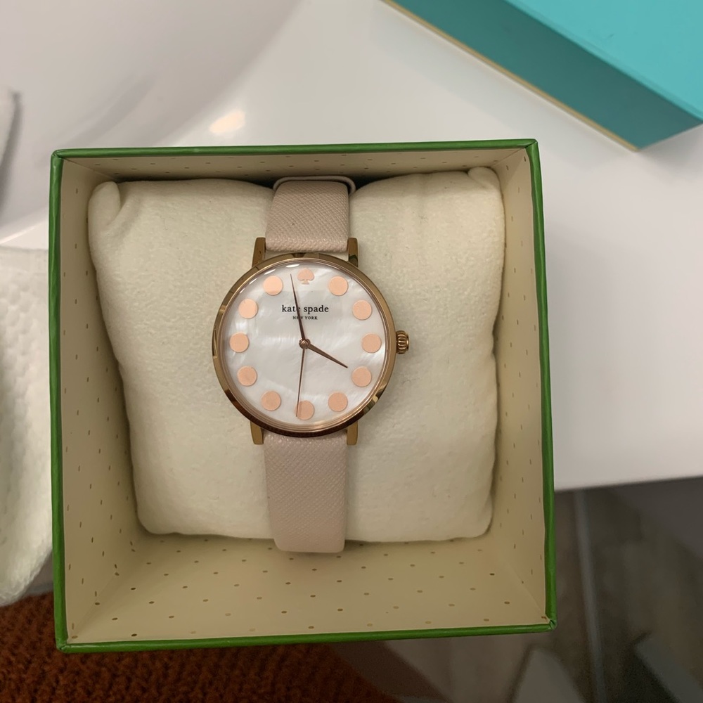 Rose gold Kate Spade watch